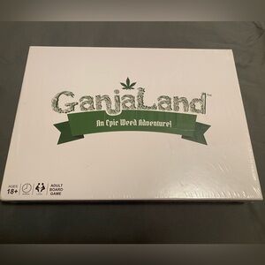 GanjaLand Board Game - Green & White - Adult Party Game